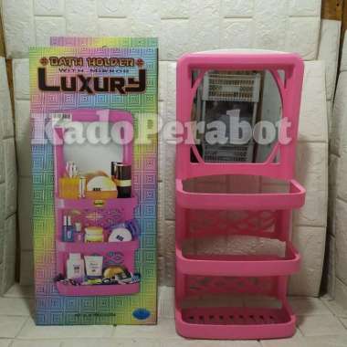 rak gantung kamar mandi - rak cermin kamar mandi - rak sabun kaca wc