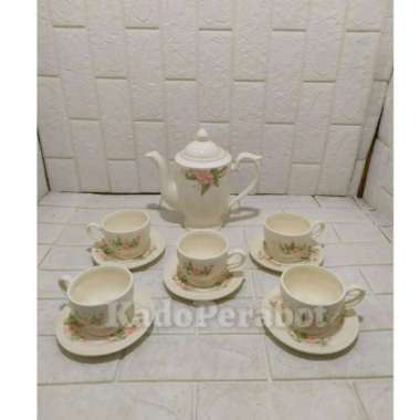 teko set napoleon 11pcs - teko set keramik - hampers teko keramik set + bungkus kado