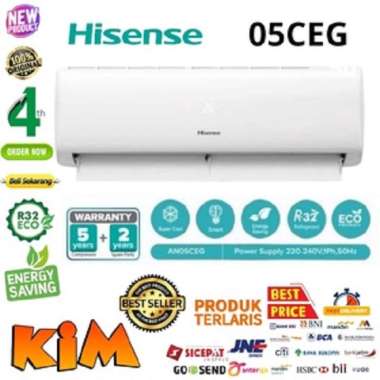 AC HISENSE 1/2 PK AN05CEG SUPER COLL R32 - Garansi Resmi 05CEG