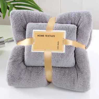 Handuk Set 2 Pcs Handuk Mandi 2 In 1 Handuk Korea Handuk Mandi Handuk Muka Handuk Hotel Halus Lembut
