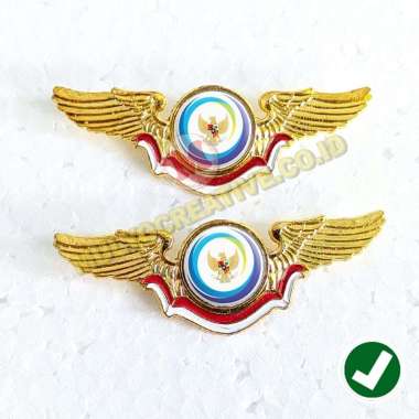 Wing Kementerian Kelautan & Perikanan RI Wing KKP - Wing Bahan Logam Mulyocreative Wing - B