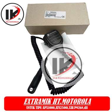 Extra mic Mikrophone Ht Motorola APX-1000 ATS-2500i XIR-P9268 P-8268 P