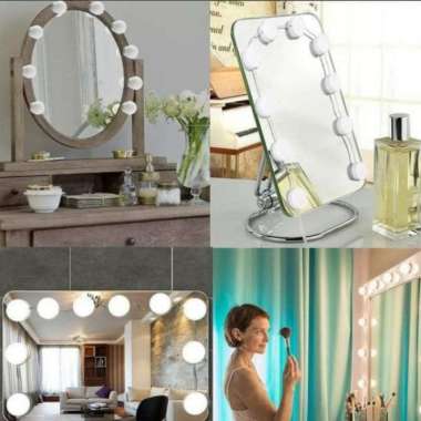 Lampu LED variasi kaca cermin 10 lampu lampu makeup lampu kosmetik
