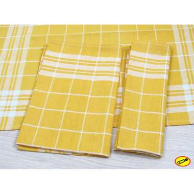 Serbet / Lap Kain Aneka Warna Merk Botch 101 Murah Kualitas Premium Ukuran 55x55 Cm Kuning