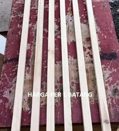 KASO JATI BELANDA, KASO KAYU 200X4X4CM SUDAH DIAMPLAS HALUS