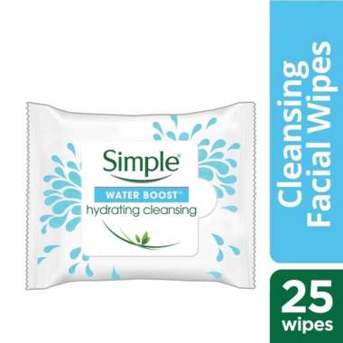 Simple Water Boost Hydrating Cleansing Wipes 25s
