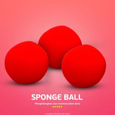 Uzop Magic Shop Sponge Ball + DVD Tutorial Alat Sulap