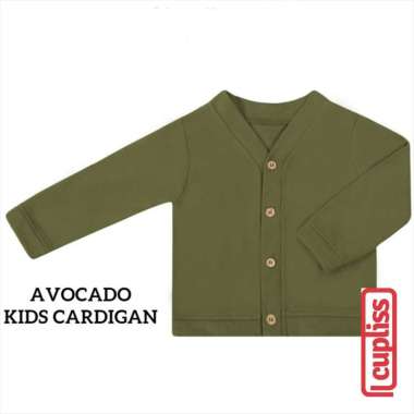 Little Palmerhaus Kids Cardigan Avocado Kardigan Anak null 3 tahun Avocado