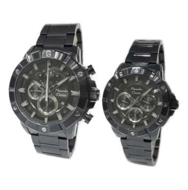 Alexandre Christie 6609LMCB Chronograph Jam Tangan Pasangan Couple