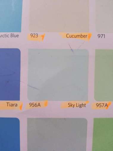 Cat Tembok 956A Sky Light Biru Muda Vinilex 5kg Interior Dinding Rumah