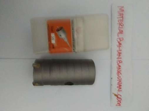 Hollow Hammer Core Bit 35 mm Mata Pembolong Beton Tembok Dinding