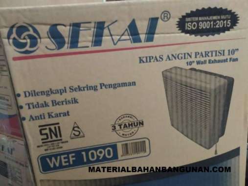 Hexos Fan 10 Inch Sekai Kipas Sirkulasi Udara Ruangan Heksos Depok