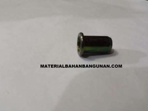 Mur RIvet m 5 x 13 mm Head Blind Nut Rivetnut Pengikat dua Lempengan