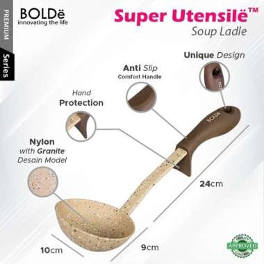 SUPER UTENSILE SOUP LADLE BEIGE BOLDE / SENDOK SOUP BOLDE