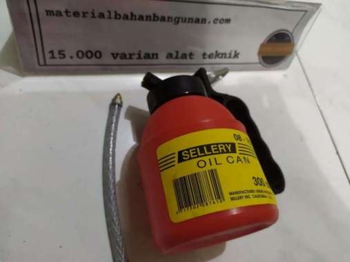 Wadah Oli Can Plus selang 300 cc Pvc Orange Anti Karat Tembak Oli Rem