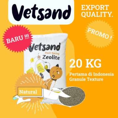 OEM VETSAND pasir kucing ORIGINAL 20kg catlitter gumpal granule termurah
