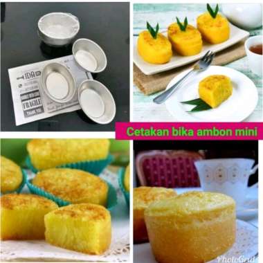 Cetakan Bika Ambon Oval Mini/Cetakan Kue Bolu Oval Mini isi 12pcs