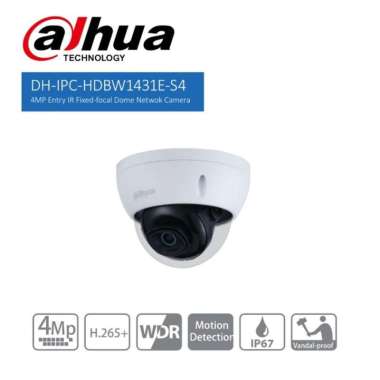 Ipcam Indoor dome Vandal 4MP Starlight DAHUA IPC-HDBW1431EP-S4
