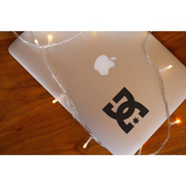 Grapinno DC logo Decal Sticker Laptop for Apple MacBook 13 Inch hitam