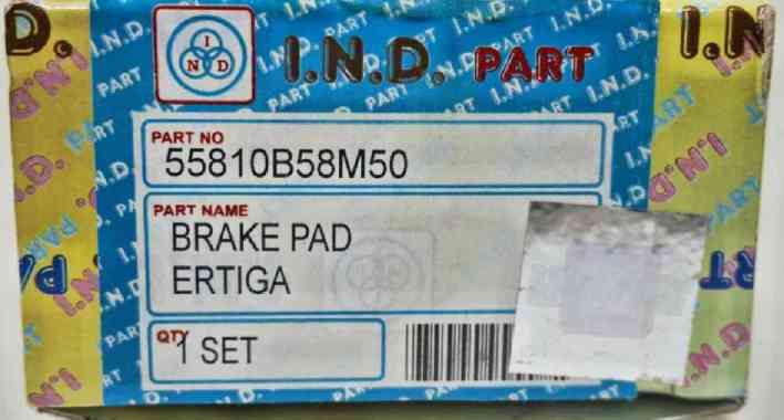 BRAKE PAD KAMPAS REM DEPAN ERTIGA MAZDA 2 FIESTA CAKRAM DISC ROTOR