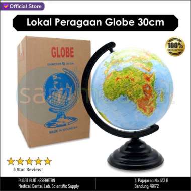 Lokal Peragaan Globe Bola Dunia 30cm