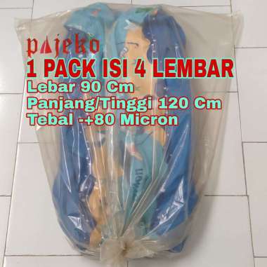 Pajeko Plastik Kantong Plastik Sampah Bening  [90 x 120 cm/ 80 micron] BENING
