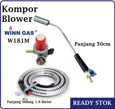 Kompor Gas Blower Kompor Bakar Free Selang Paket Regulator W181M Paket