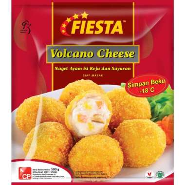 Promo Harga Fiesta Naget Volcano Cheese 500 gr - Blibli