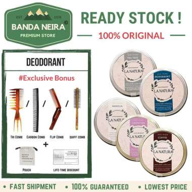La Natura Deodorant Balm / Natural Deodoran PEPPERMINT