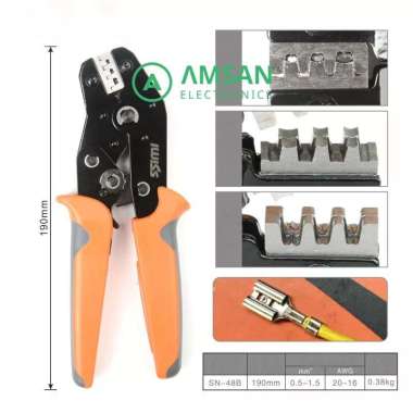 IWISS SN 58B = 28B + 48B Tang Crimping DuPont TE JST Molex EDM Cutting Jaw 48B