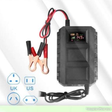 Taffware Charger Aki Mobil Smart Battery Charger 12V 20-120Ah - Dxy88 Hitam