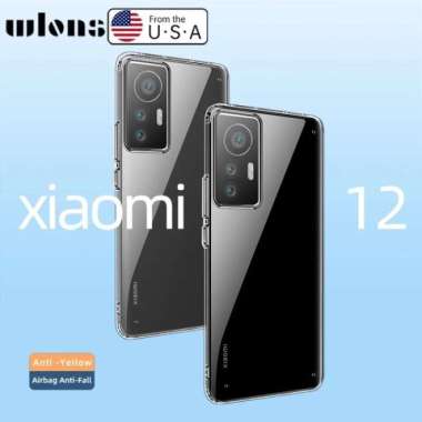 XIAOMI 12 LITE 5G ANTI YELLOW CASE CLEAR CASE WLONS ORIGINAL XIAOMI 12 LITE