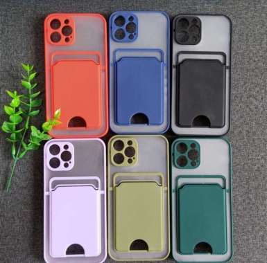 Vivo Y91 Y93 Y95 Y91C Y1S Aero Softcase Slidng Kamera Slot Card - Bc Y91 / Y95 - HITAM-RANDOM