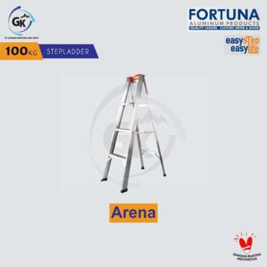 TANGGA ALUMINIUM LIPAT PREMIUM 200 CM TANGGA FORTUNA ARENA TA07