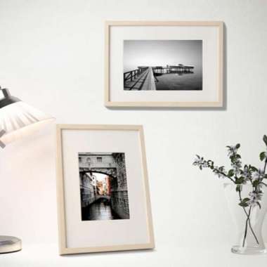 Bingkai Frame Foto Dinding/Standing Kesan Kayu HV 21x30cm(5R)_ORI