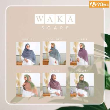 Hijab segiempat Nibras Waka scarf