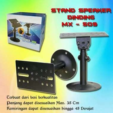 Bracket Speaker Dinding MX-509/Bracket Speaker BMB Full Besi 1 set