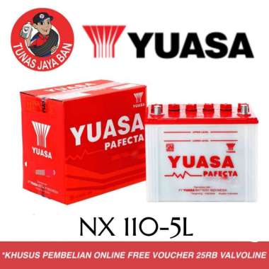 Aki Basah Innova Pajero Fortuner Yuasa NX110 5L 80D26L Toko Surabaya