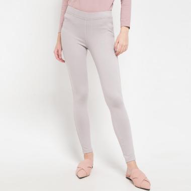 Point One  Premium Jegging Celana Wanita L GREY
