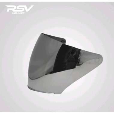 Visor RSV SV300 Clear Dark Smoke Iridium Silver - Kaca Helm RSV SV 300 Clear