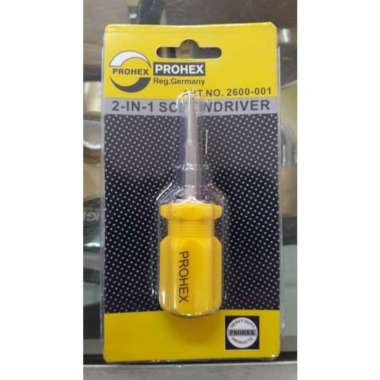 OBENG CEBOL / OBENG PENDEK BOLAK-BALIK PROHEX 2600-001