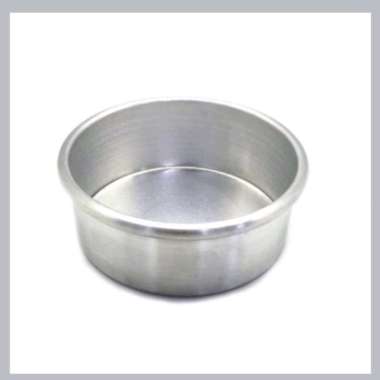 Loyang Bulat Press Tanpa Sambungan 10cm x tinggi 5cm