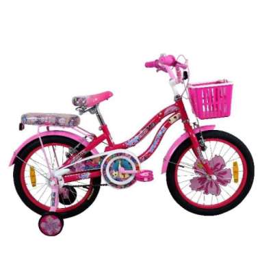Wimcycle Yuna Sepeda Anak 18 Inchi Pink