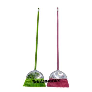 Sapu Lantai Plastik Nilon / Sapu Plastik / Sapu Kamar Biru