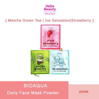 MASKER BIOAQUA DAILY FACE MASK / MASKER ORGANIK BIOAQUA ORIGINAL BPOM Strawberry