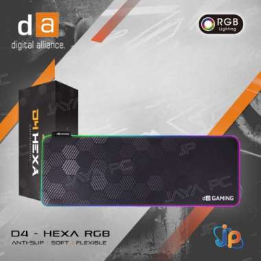 Mousepad Gaming Digital Alliance D4 Hexa RGB - Mouse Pad D4 RGB
