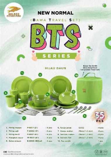 BTS MELAMINE TABLEWARE SET LENGKAP DENGAN PIRING MANGKUK DAN CANGKIR