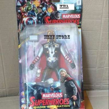 MAINAN ANAK LAKI LAKI FIGURE SUPER HERO MARVELOUS BP9555