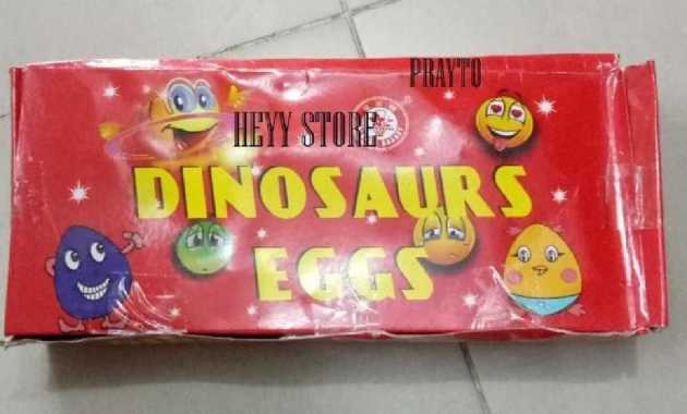 MAINAN KEMBANG API DINOSAURS EGG PRETEK MAINAN KEMBANG API ANAK ANAK