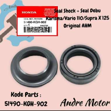 Seal/Sil Shock Depan Karisma,Supra X 125 Original AHM 51490-KGH-900